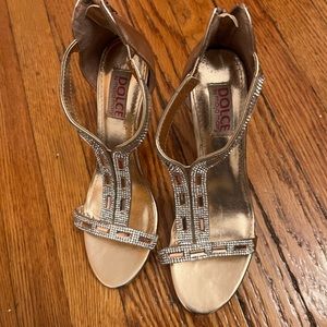 Rose Gold high heels